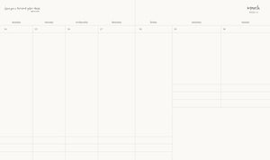 2025 Planner Signature Vertical Weekly Highline