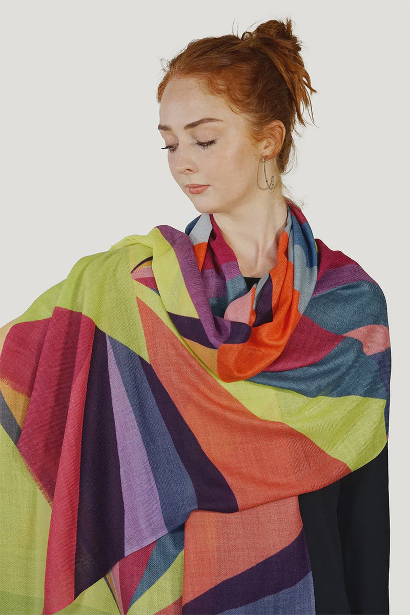 Wool Triangles Scarf