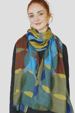 Wool Venn Scarf Cool