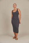 Adele Tank Dress Graphite