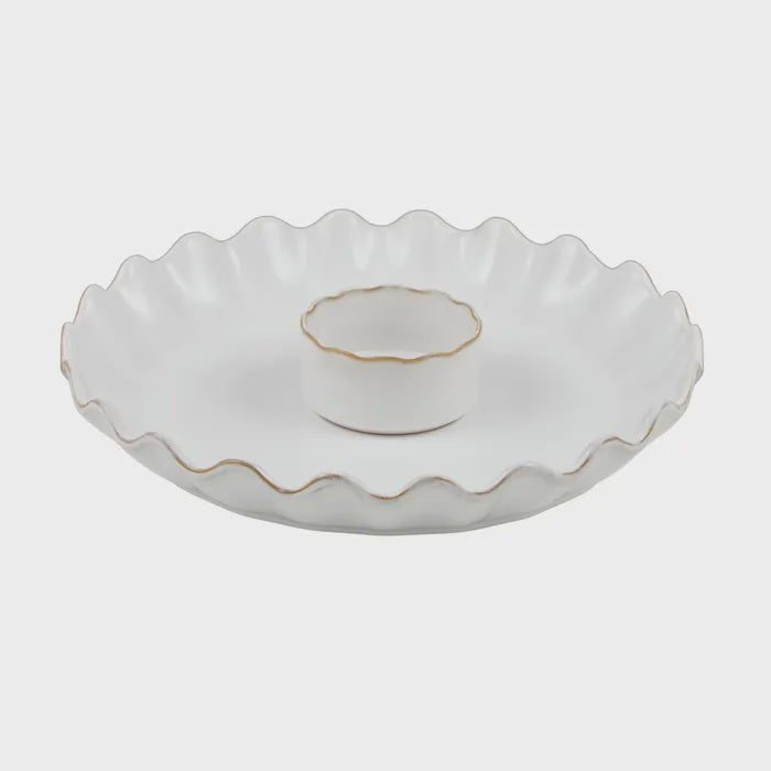 Agua 2pc Ceramic Serving Set