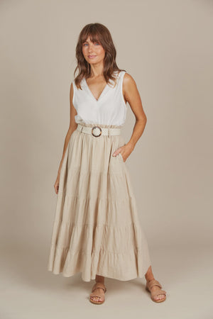 Amelie Maxi Skirt Canvas