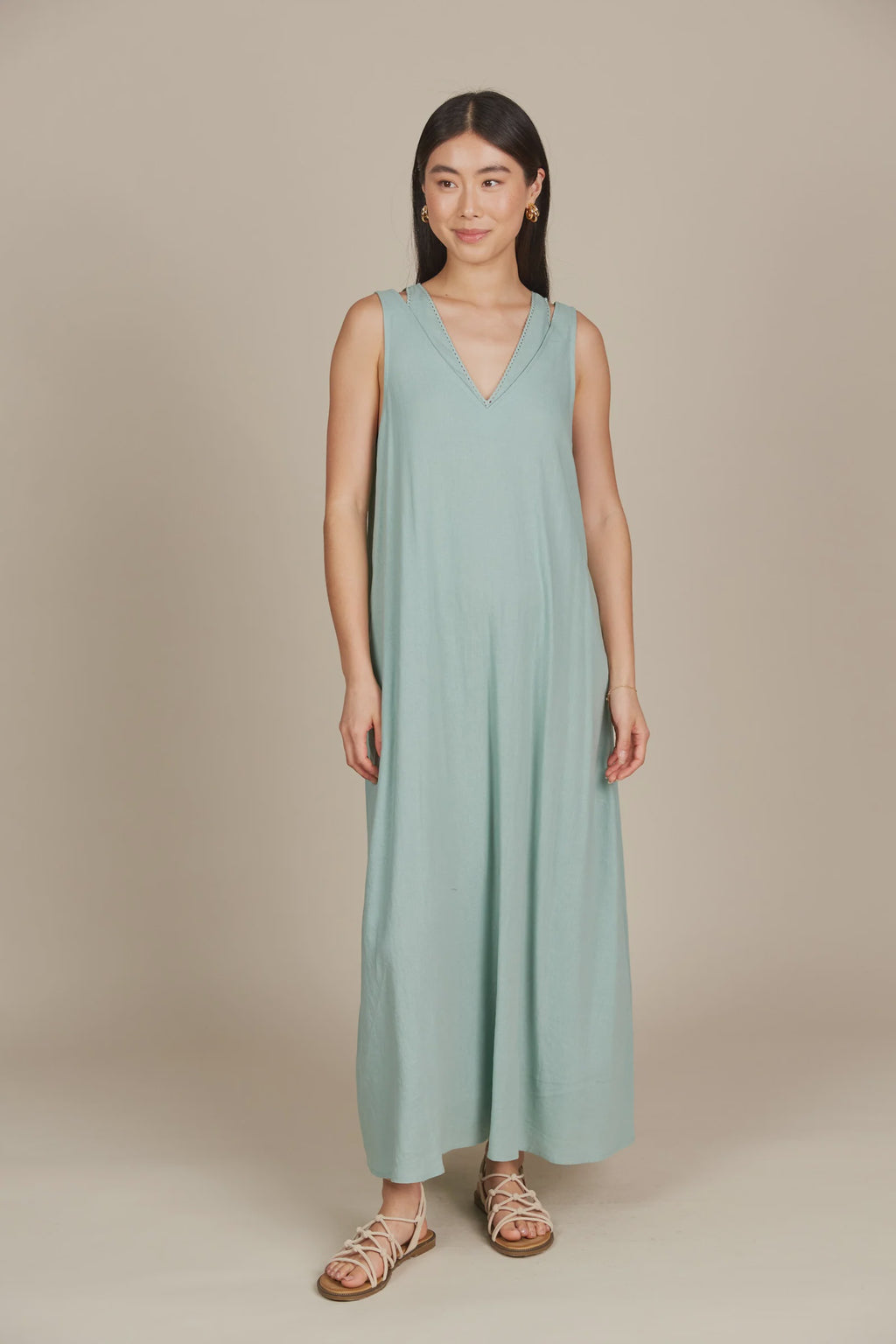 Amelie Tank Maxi Seafoam