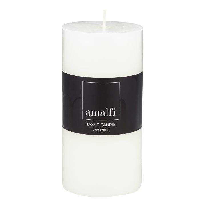 Pillar Candle 7.5x15cm White