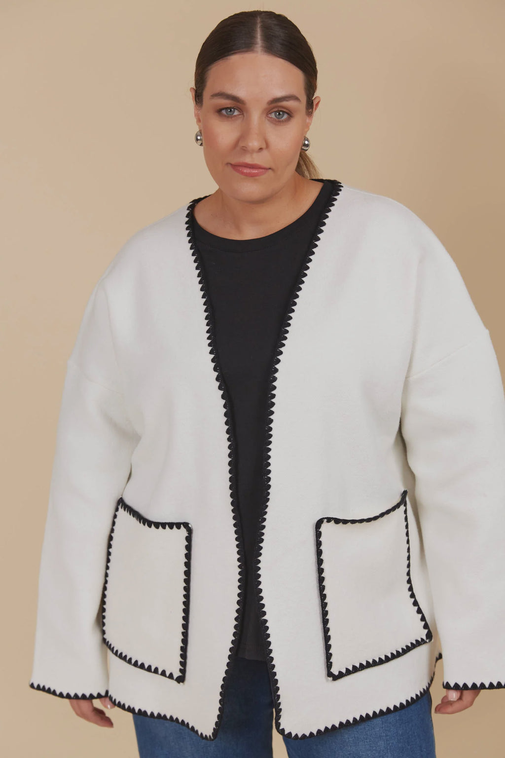 Athena Cardigan Ivory