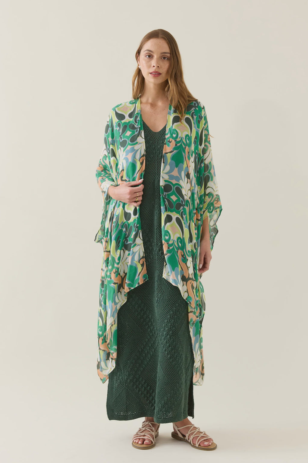 Aurora Cape Paisley/ONE SIZE