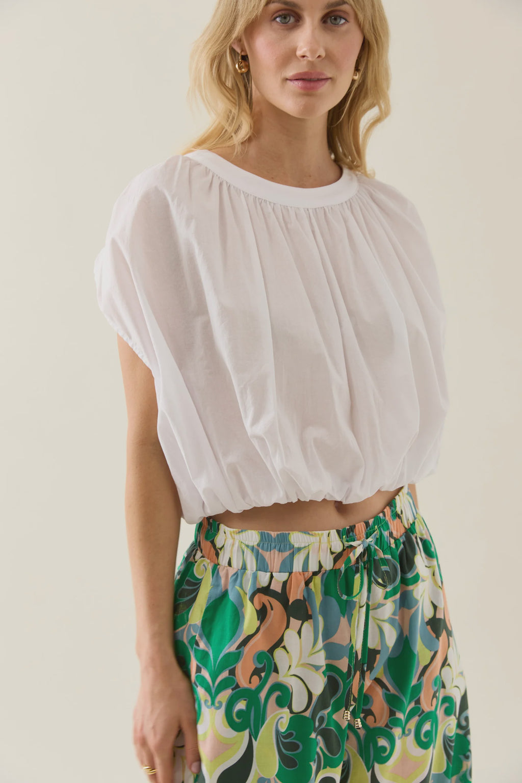Aurora Reversible Crop Top Lotus