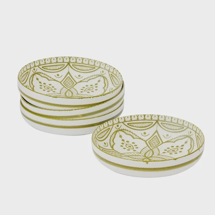 Ava Dinner Bowls Medium Olive