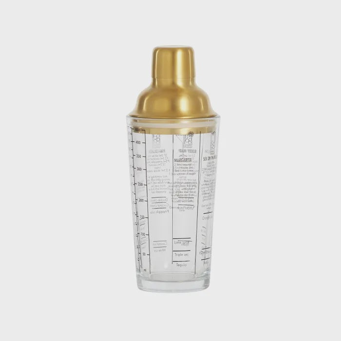 Busby Glass Cocktail Shaker