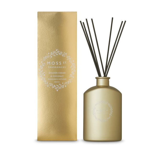 Golden Cedar & Coconut Large Diffuser 300ml