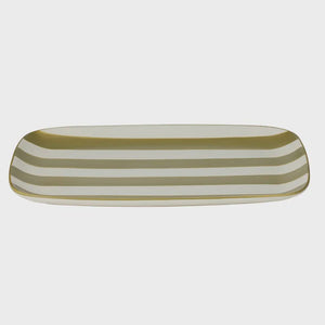 Calypso Ceramic Platter Olive