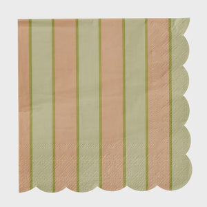 Carnival Lunch Napkin Peach/Green