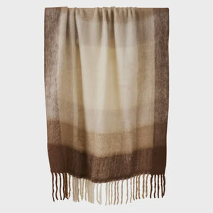Claudius Wool Blend Throw