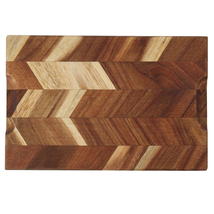 Rectangular Herringbone Acacia Cutting board