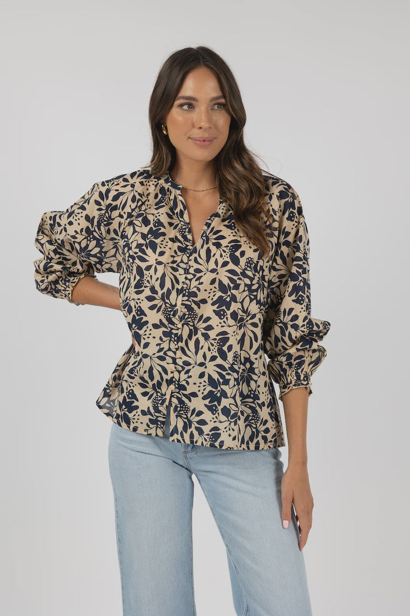 Eden Blouse Navy