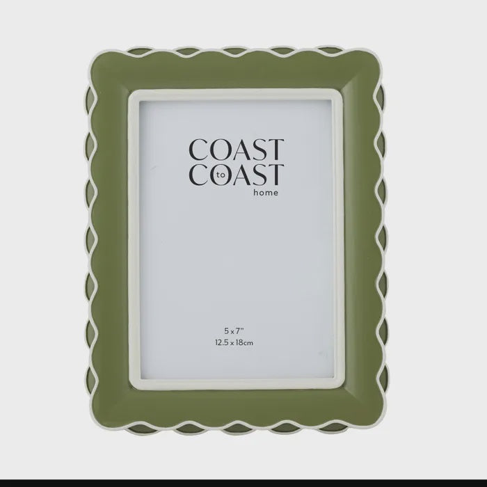 Payton Resin Frame Olive 5x7