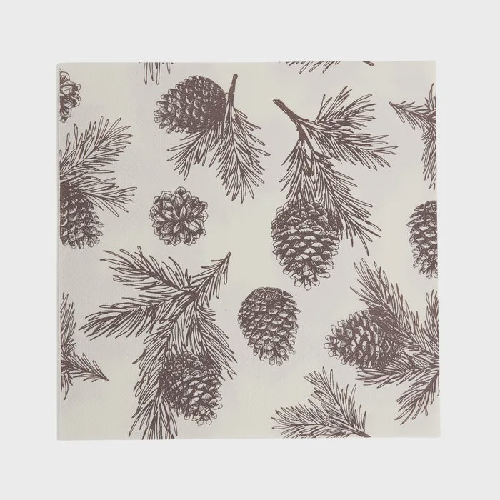 Pine Cone Napkin 20pk