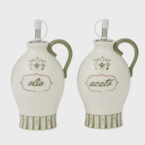 Dolce Vita Ceramic Oil/Vinegar Asst Jug