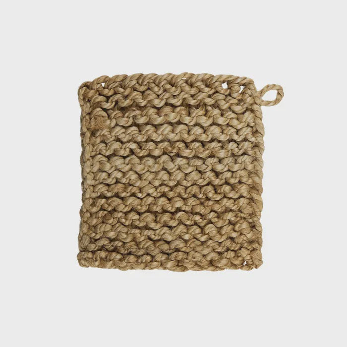 Knit Jute Trivet 20cm