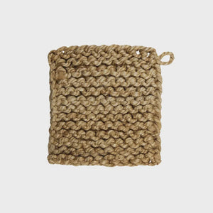 Knit Jute Trivet 20cm