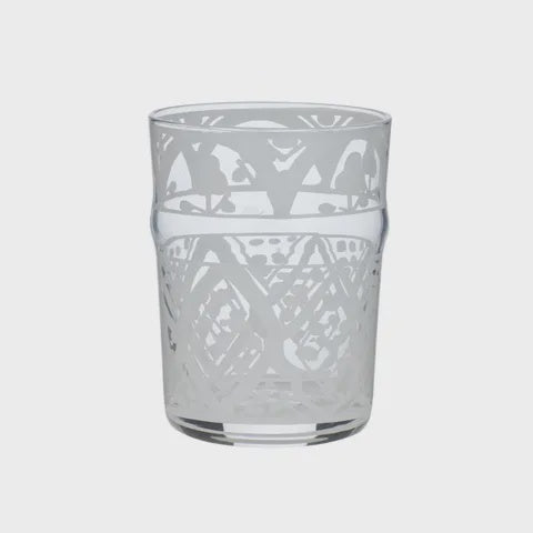 Aleah Glass Tumbler White