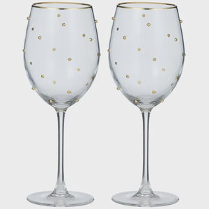 Gimlet S/2 Wine Glass Gold