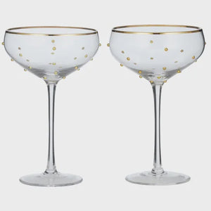 Gimlet S/2 Coupe Glass Gold