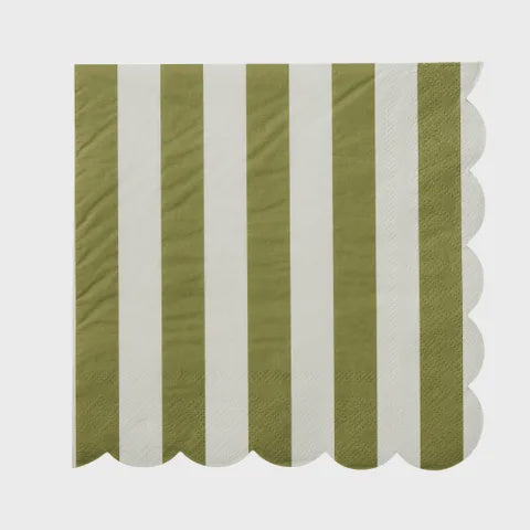 Carnival Lunch Napkin Olive