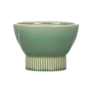 Rouen Bowl Planter Medium Green