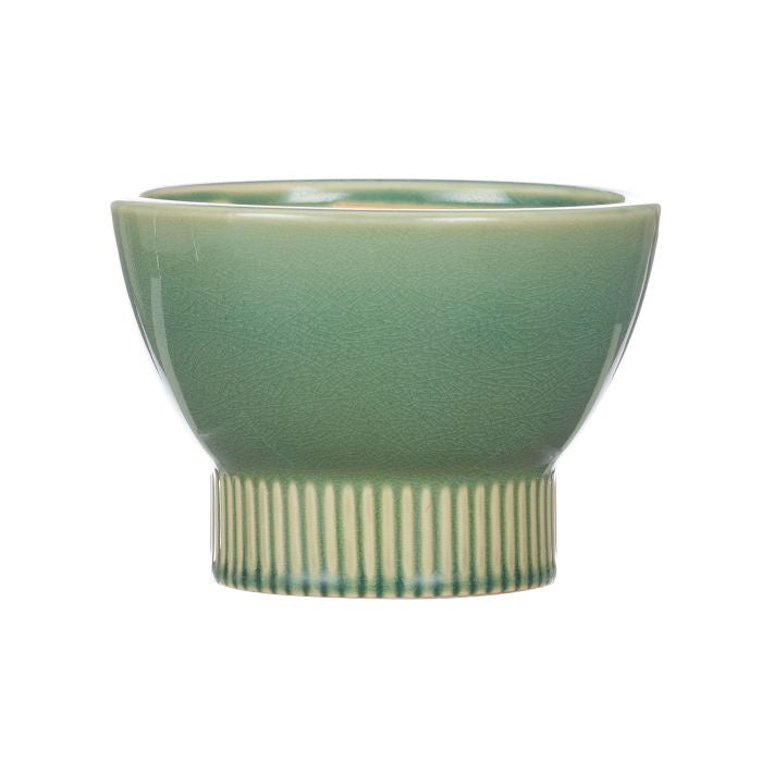 Rouen Bowl Planter Medium Green