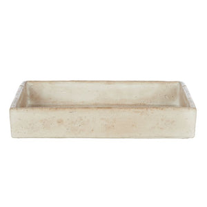 Napier Rectangular Tray Beige