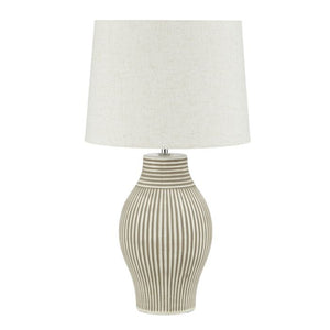 Tacito Ceramic Table Lamp Beige