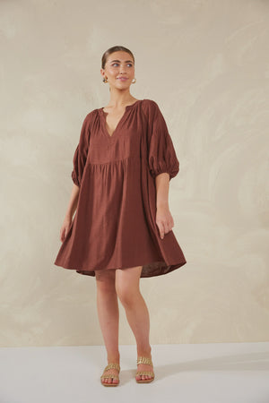 Florence Dress Espresso