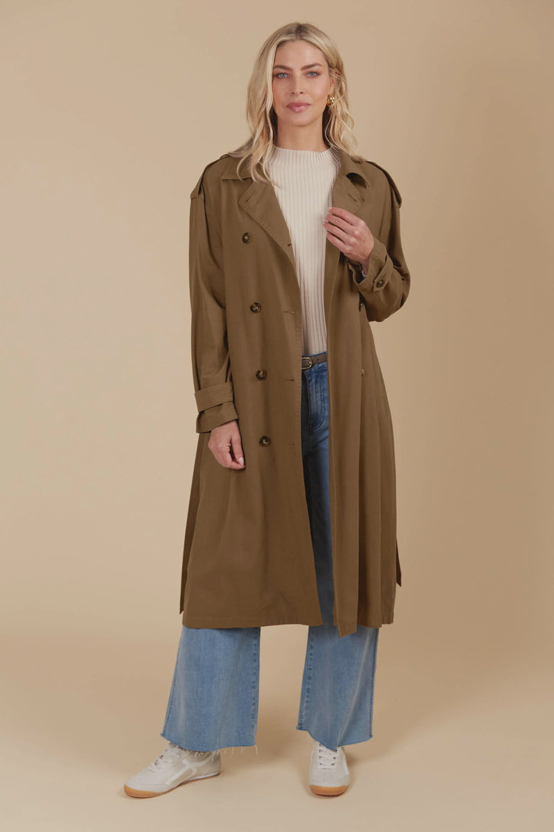 Freya Trench Coat Toffee