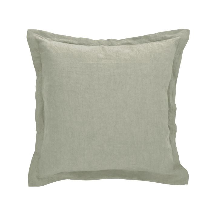 Cove Linen Cushion / Green