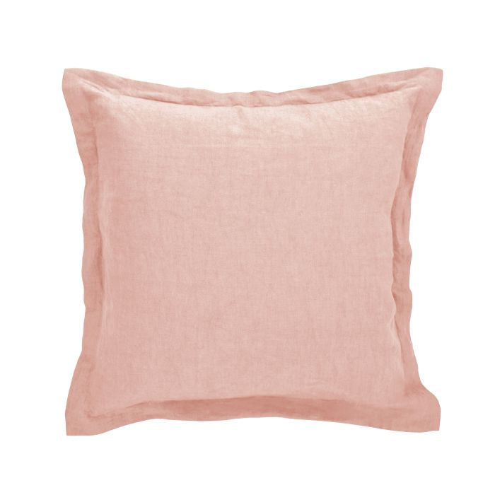 Cove Linen Cushion / Pink