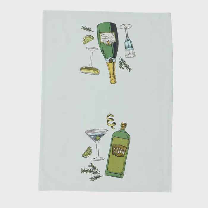 Gimlet Cotton Tea Towel