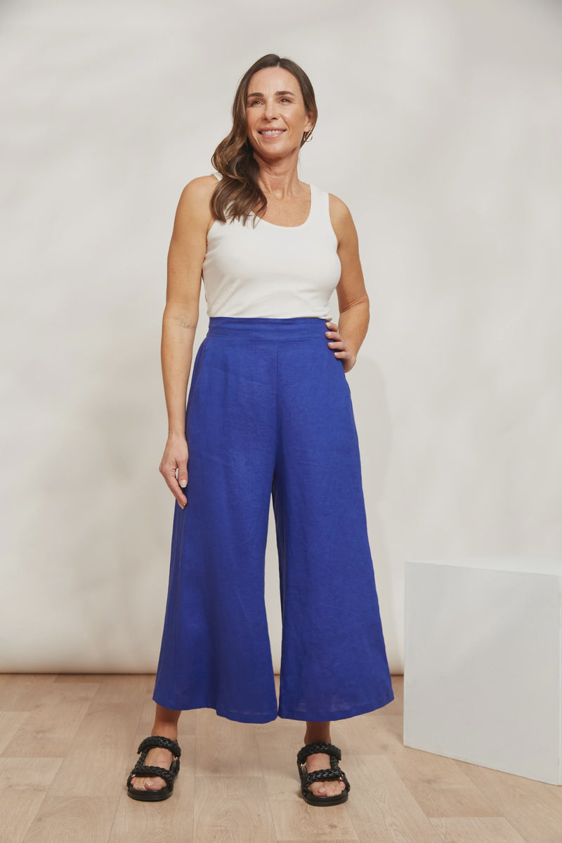 Halcyon Crop Pant Cobalt