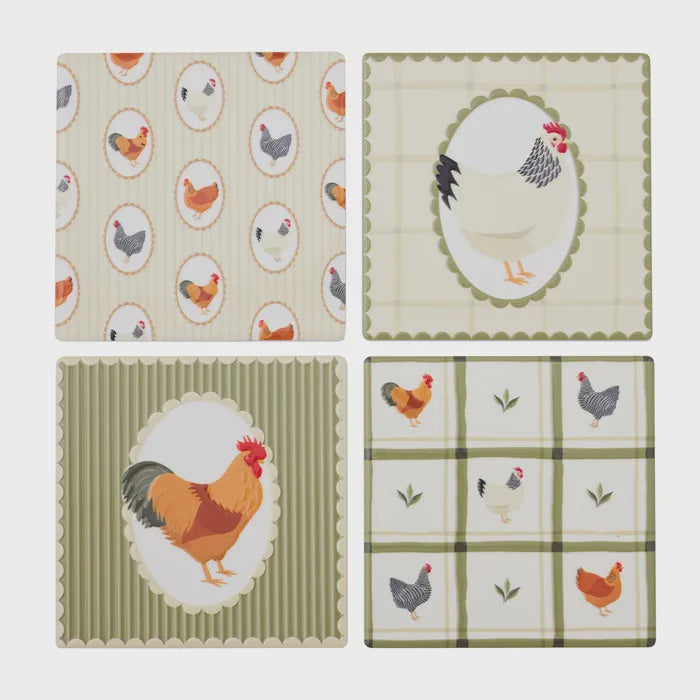 Henny S/4 Ceramic Coasters