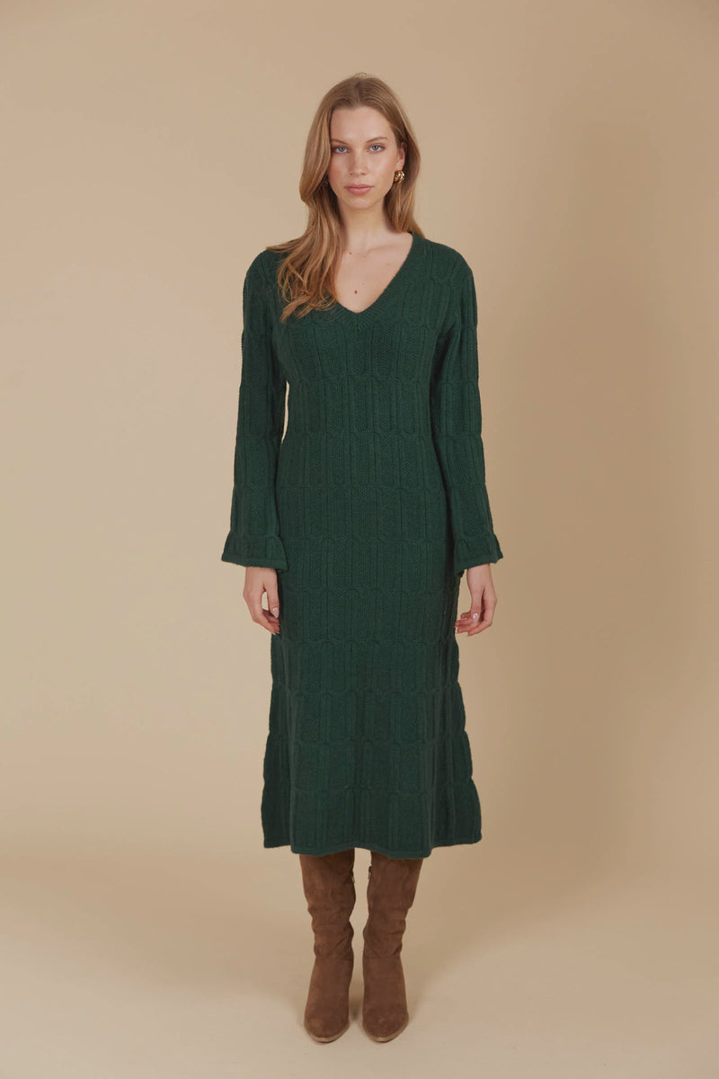 Hera Knit Dress Pine