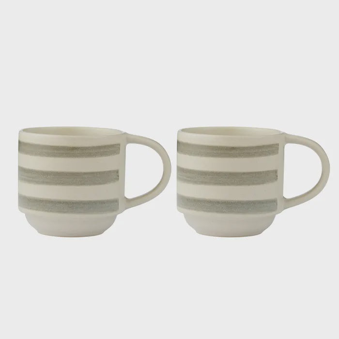 Homey S/2 Ceramic Mugs
