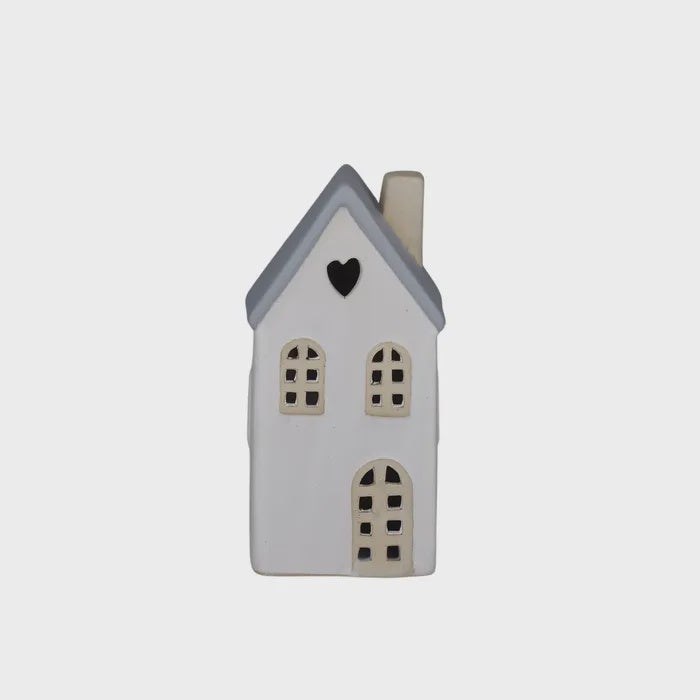 House Deco Ceramic White/Grey