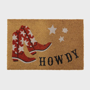 Howdy PVC Backed Door Mat