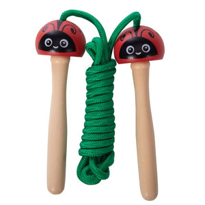 Garden Animals Wooden Skipping Rope