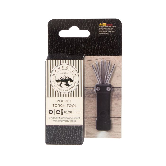 Pocket Torch Tool 8 in 1