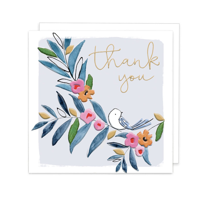 TY Bird on Branch Card