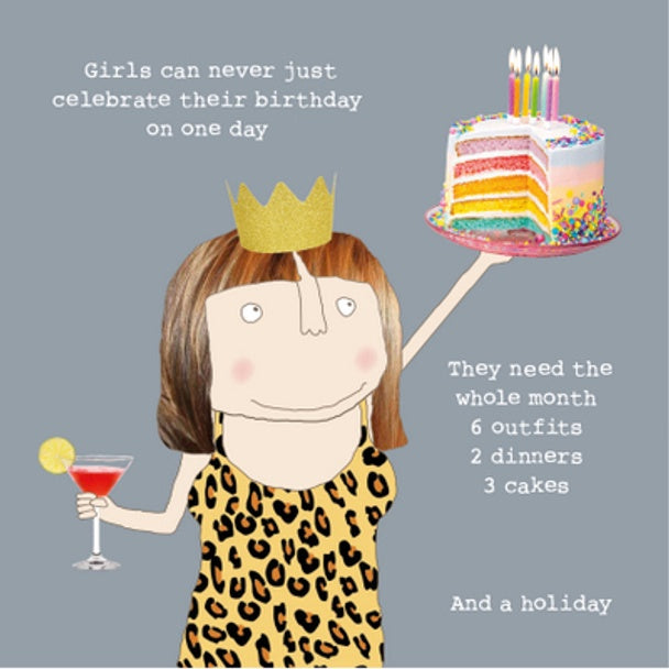 Girl's Birthday Card