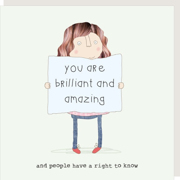 Brilliant And Amazing Card