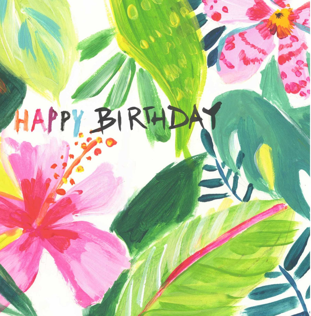 Hibiscus Tropics Card