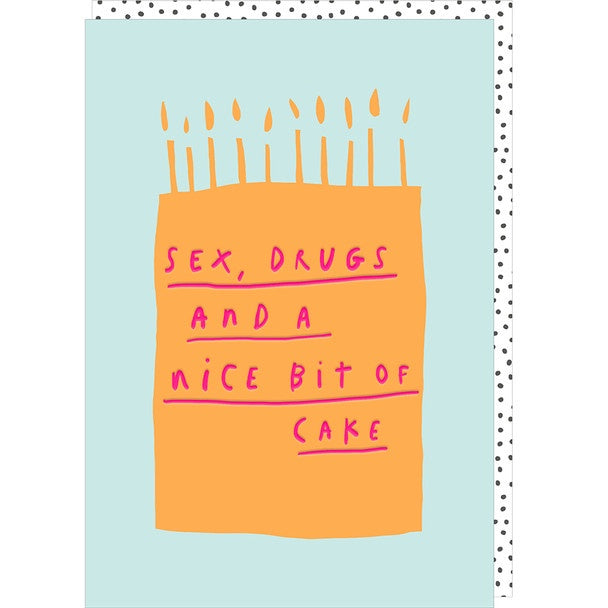 Pop Bit of Cake Card